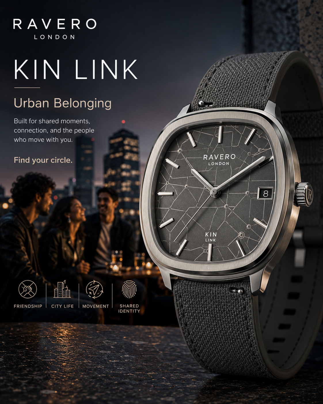 RAVERO KIN collection watch