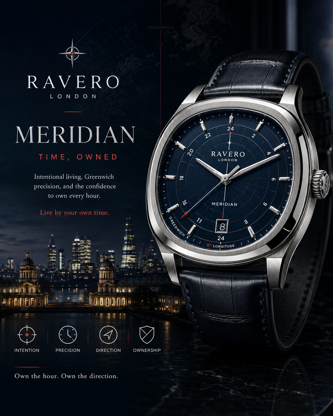 RAVERO MERIDIAN collection watch