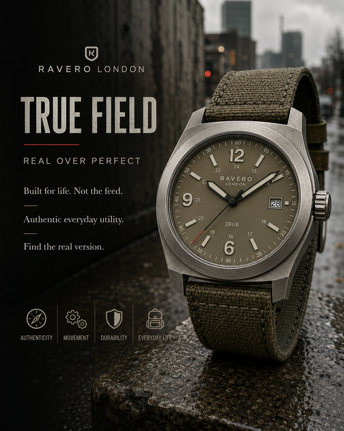 RAVERO TRUE collection watch